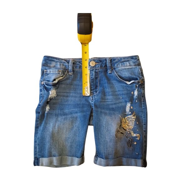 SO Cuffed Denim Shorts - Picture 3 of 9